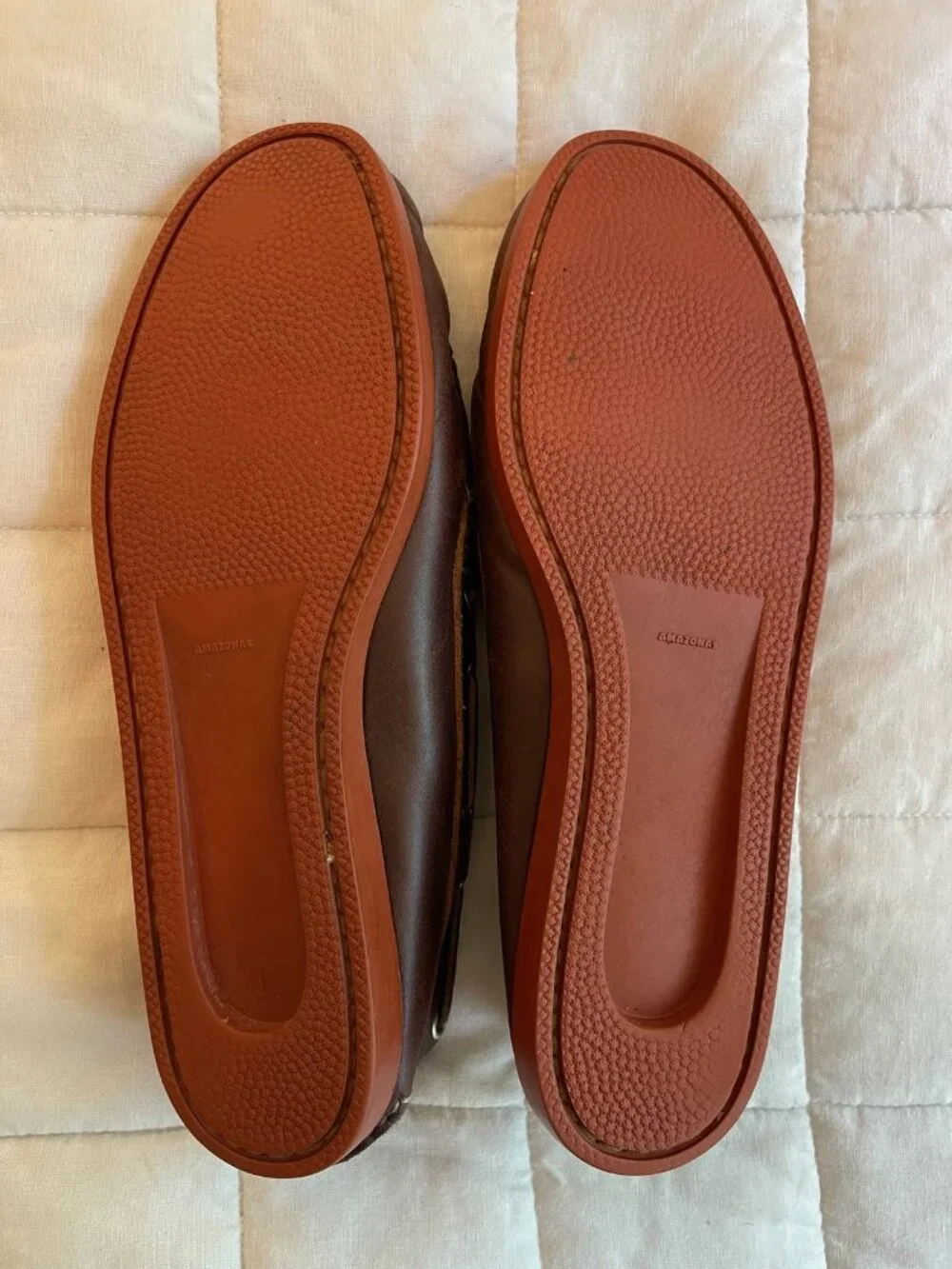 Quoddy Canoe Moc Dark Brown Leather Loafers Men's 11